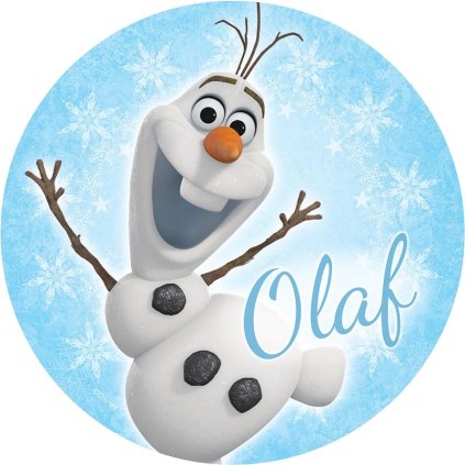 Jedlý papír  FROZEN - OLAF