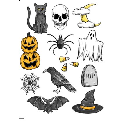 Jedlý papír Halloween