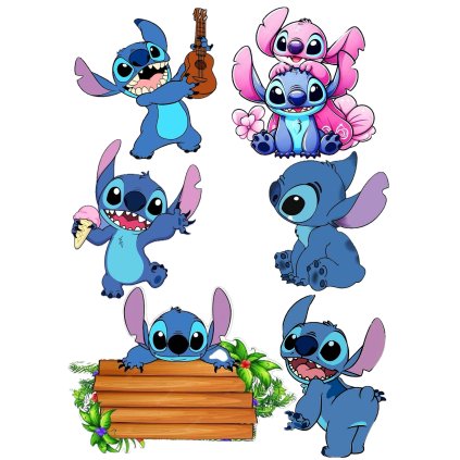 Jedlý papír Lilo & Stitch mix