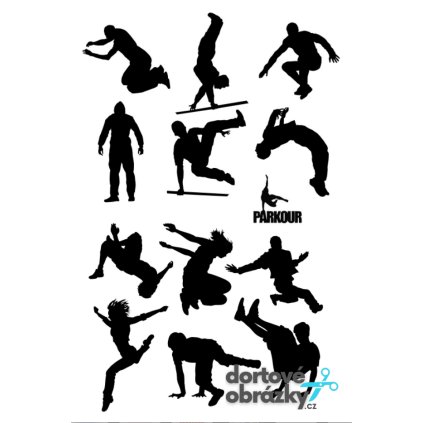 Jedlý papír  PARKOUR (● velikost formát A4 (25x20cm) ☝, ● materiál FONDÁNOVÝ DECORLIST ✴️)