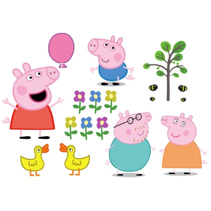 Jedlý papír PRASÁTKO PEPPA (● materiál FONDÁNOVÝ DECORLIST ✴️)