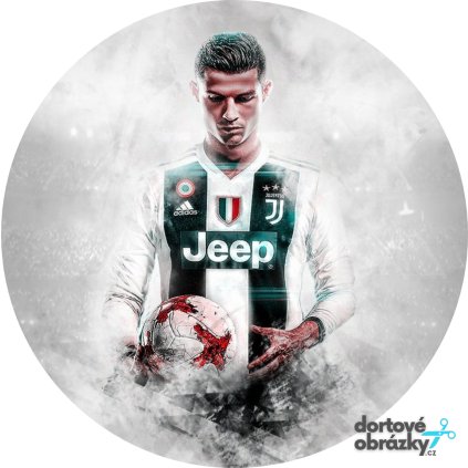 Jedlý papír  RONALDO - WHITE (● velikost průměr 20 cm ☝, ● materiál FONDÁNOVÝ DECORLIST ✴️)