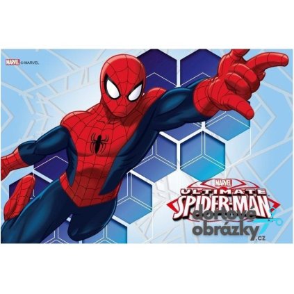 Jedlý papír  SPIDERMAN (● velikost formát A4 (25x20cm) ☝, ● materiál FONDÁNOVÝ DECORLIST ✴️)