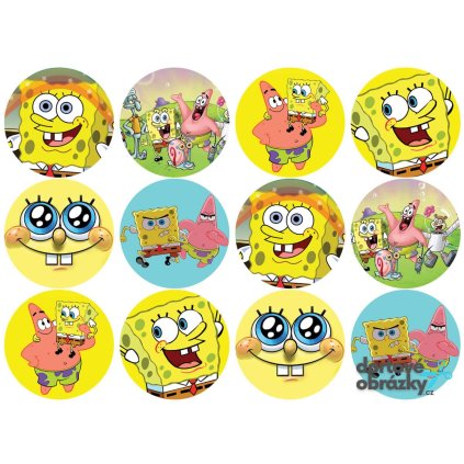 Jedlý papír  SPONGEBOB (● materiál FONDÁNOVÝ DECORLIST ✴️)