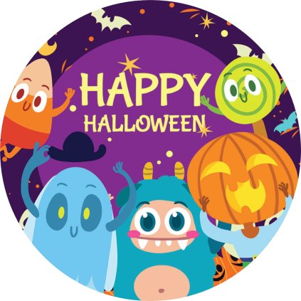 Jedlý papír  BAREVNÝ HALLOWEEN