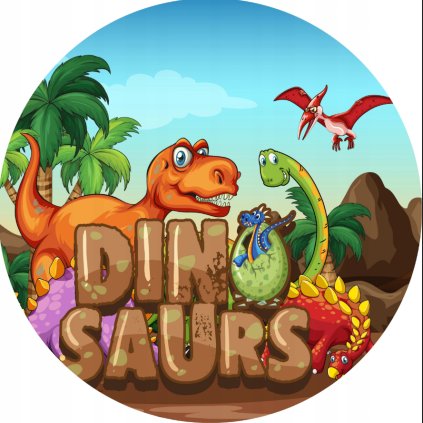 Jedlý papír  DINOSAUŘI