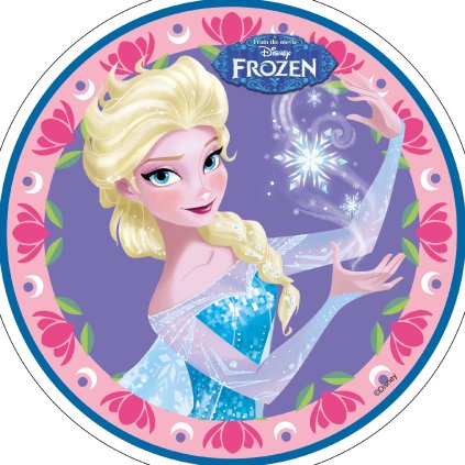 Jedlý papír  FROZEN - LEDOVÁ VLOČKA