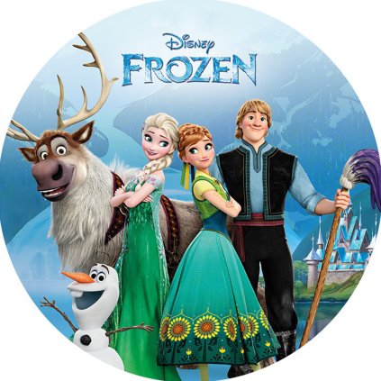 Jedlý papír  FROZEN - LÉTO