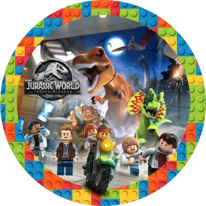 Jedlý papír  LEGO - JURSKÝ PARK