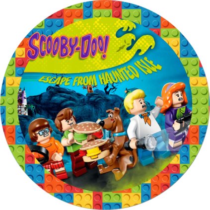 Jedlý papír  LEGO - SCOOBY DOO