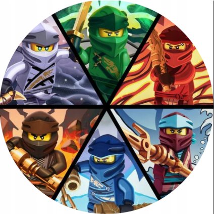 Jedlý papír  LEGO NINJAGO