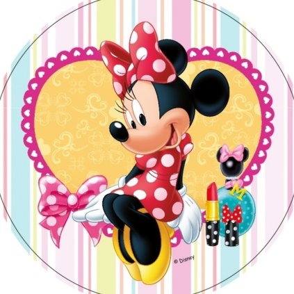 Jedlý papír  MINNIE - SRDÍČKO