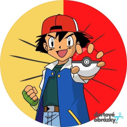 Jedlý papír  POKÉMON (● velikost průměr 20 cm ☝, ● materiál FONDÁNOVÝ DECORLIST ✴️)