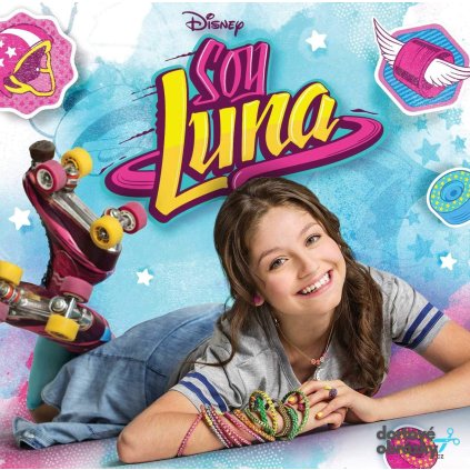 Jedlý papír  SOY LUNA (● velikost průměr 20 cm ☝, ● materiál FONDÁNOVÝ DECORLIST ✴️)