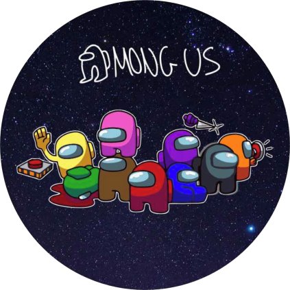 Jedlý papír AMONG US 5