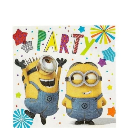 0013518 papirove party ubrousky mimoni ja padouch 600