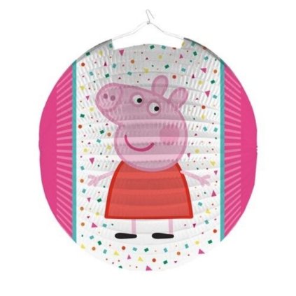 0014003 zavesny lampion kulaty prasatko peppa 25 cm 600