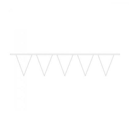 0014264 vlajeckova girlanda bila plastic 1000 x 32 cm 600