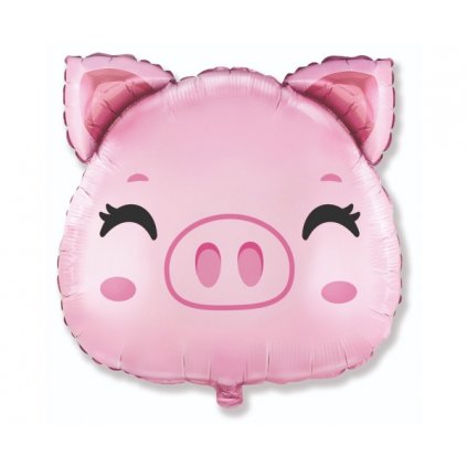 0016936 foliovy balonek hlava prasatko 61 cm 600