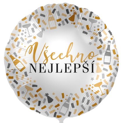 0017288 foliovy balonek vsechno nejlepsi konfety a dobre piti cz 43cm 600