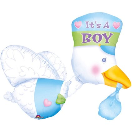 0017409 foliovy multi balonek cap its a boy 81 cm jumbo 600