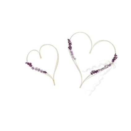 0018257 dekoracni srdce na auto ratan s fialovym zdobenim 2 ks 600