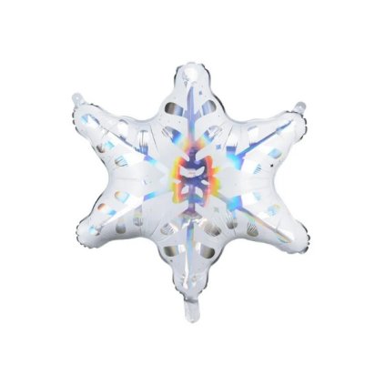 0020655 foliovy balonek snehova vlocka holograficka 64x66 cm 600