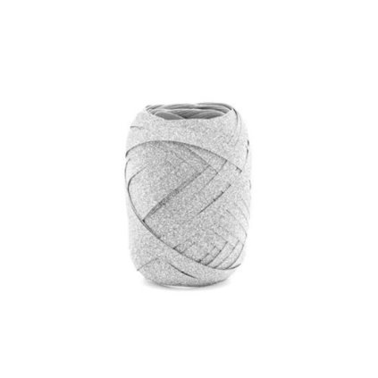 0013103 vazaci stuha stribrna s glitrem 10m x 5mm 600