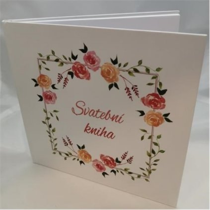 0009634 svatebni kniha hostu s ceskym napisem ruze 600