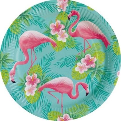 0013653 papirove talire plamenak 23 cm 600