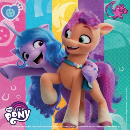 0017998 papirove ubrousky my little pony new generation 16 ks 600