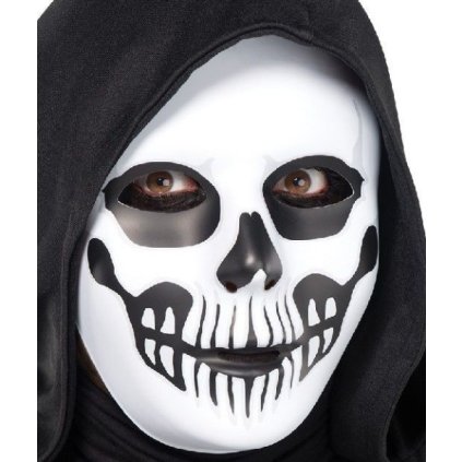 0020626 maska hororova lebka bila 600