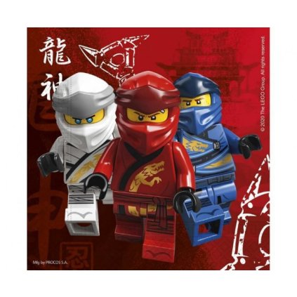 0022956 papirove ubrousky lego ninjago 20 ks 33 x 33 cm 600