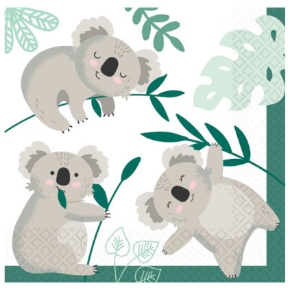 0023108 papirove ubrousky koala 16 ks 33 x 33 cm 600