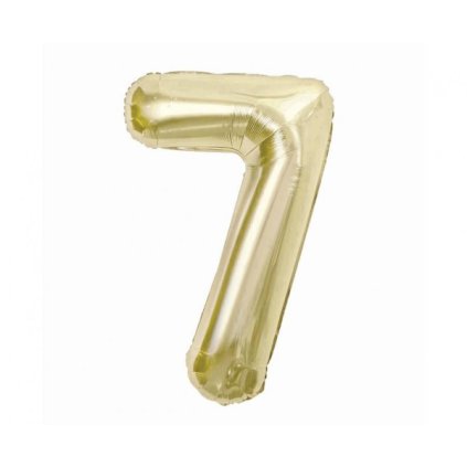 0023598 foliovy balonek cislice 7 barva sampan 85 cm 600