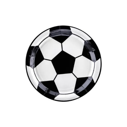 0023745 eko papirove talire fotbal 18 cm 6 ks 600