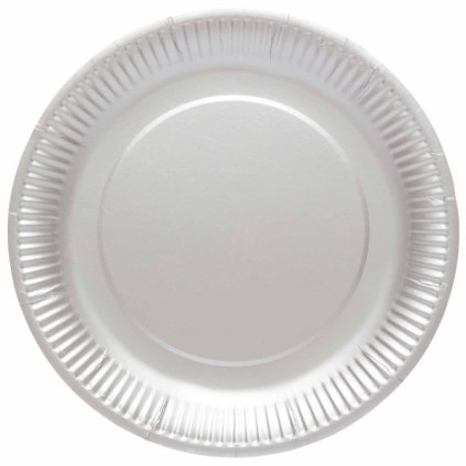 0024809 papirove talire stribrne 23 cm 8 ks amscan 600
