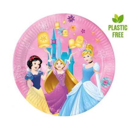 0024854 eko papirove talirky disney princess new generation 23 cm 8 ks 600
