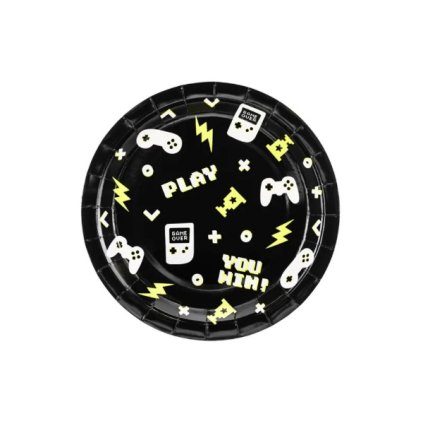 0025311 papirove talire game play 23 cm 6 ks 600