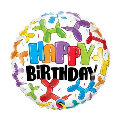 0025682 foliovy balonek balonkovy pejsci happy birthday 45 cm 600