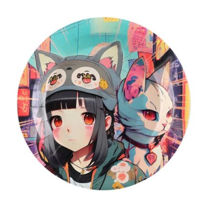 0025445 papirove talire manga 225 cm 10 ks 600