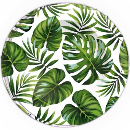 0025846 papirove talire palmove listy 23 cm 6 ks 600