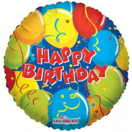 0026283 foliovy balonek happy birthday konfety a serpentiny 46 cm 600