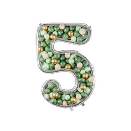 0026327 forma na balonky cislice 5 600