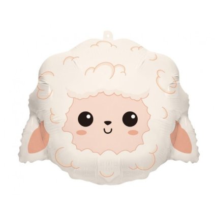 0028228 foliovy balonek hlava ovecky 46 x 36 cm 600