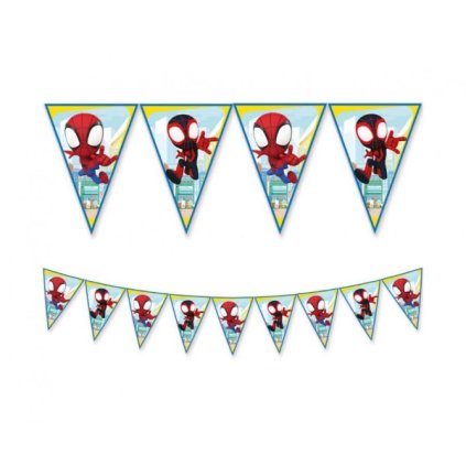 0028702 vlajeckova girlanda spidey a pratele 230 cm 600