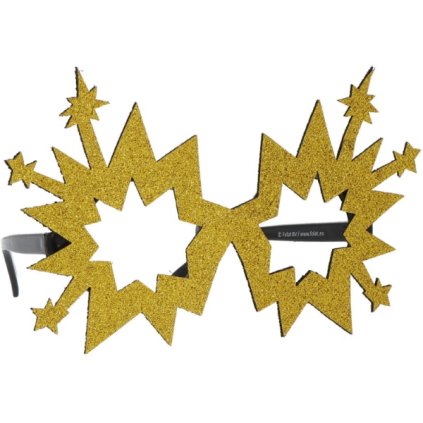 0029014 party bryle ohnostroj zlate 600