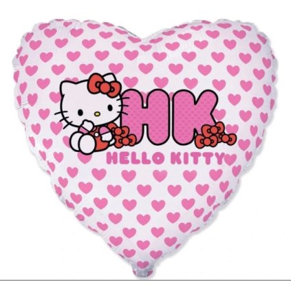 0029584 foliovy balonek hello kitty srdicka 45 cm 600