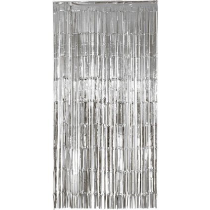 0029745 stribrny party zaves k nalepeni 100 x 200 cm 600