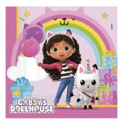0029795 papirove ubrousky gabinin kouzelny domek gabbys dollhouse 33 x 33 cm 600